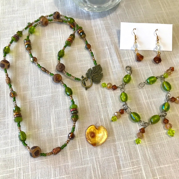 Artisan Bead Crystal Jewelry Lot - Picture 1 of 5